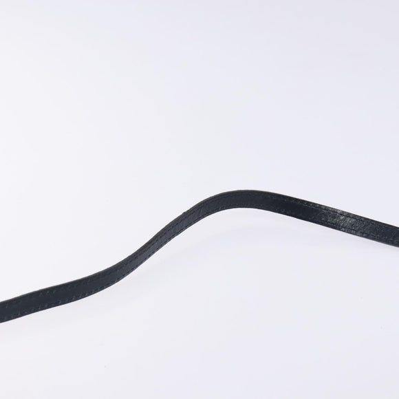 Salvatore Ferragamo Vala Shoulder Bag Suede Navy Gold Auth bs27829