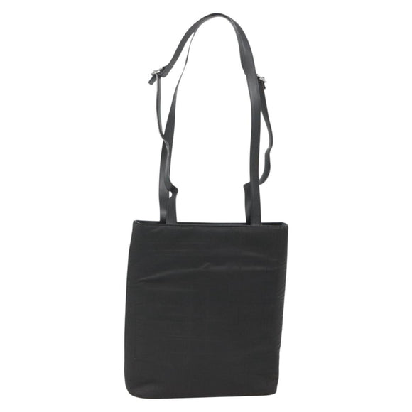 Salvatore Ferragamo Tote Bag Nylon Black Silver Auth bs27830