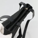 Salvatore Ferragamo Tote Bag Nylon Black Silver Auth bs27830-6
