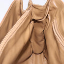 CELINE Macadam Canvas Hand Bag PVC Beige Gold Auth bs27832-21