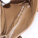 CELINE Macadam Canvas Hand Bag PVC Beige Gold Auth bs27832-23