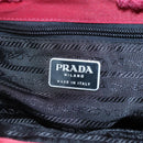 PRADA Tote Bag Nylon Red Silver Auth bs27835-19