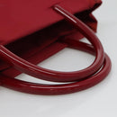 PRADA Tote Bag Nylon Red Silver Auth bs27835-7