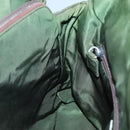 PRADA Tote Bag Nylon Khaki Silver Auth bs27836-22