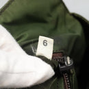 PRADA Tote Bag Nylon Khaki Silver Auth bs27836-12