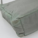 PRADA Tote Bag Nylon Khaki Silver Auth bs27841-13