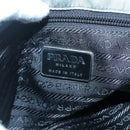 PRADA Tote Bag Nylon Khaki Silver Auth bs27841-16