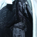 PRADA Tote Bag Nylon Khaki Silver Auth bs27841-19