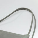 PRADA Tote Bag Nylon Khaki Silver Auth bs27841-8