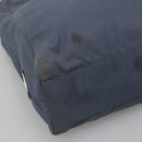 PRADA Hand Bag Nylon Gray Silver Auth bs27845-11