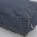 PRADA Hand Bag Nylon Gray Silver Auth bs27845-12