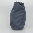 PRADA Hand Bag Nylon Gray Silver Auth bs27845-5