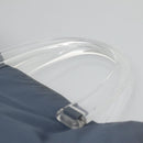 PRADA Hand Bag Nylon Gray Silver Auth bs27845-8