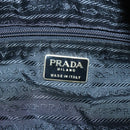 PRADA Chain Shoulder Bag Nylon Brown Gold Auth bs27847-18
