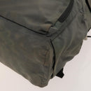 PRADA Backpack Nylon Khaki Silver Auth bs27852-15