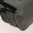 PRADA Backpack Nylon Khaki Silver Auth bs27852-18