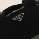 PRADA Backpack Nylon Khaki Silver Auth bs27852-19