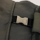 PRADA Backpack Nylon Khaki Silver Auth bs27852-20