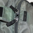 PRADA Backpack Nylon Khaki Silver Auth bs27852-25
