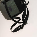 PRADA Backpack Nylon Khaki Silver Auth bs27852-8