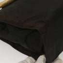 PRADA Hand Bag Nylon Black Gold Auth bs27856-15