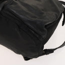 PRADA Backpack Nylon Black Silver Auth bs27860-16