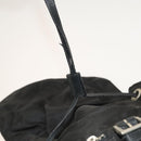 PRADA Backpack Nylon Black Silver Auth bs27860-9