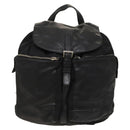 PRADA Backpack Nylon Black Silver Auth bs27860-13