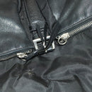 PRADA Backpack Nylon Black Silver Auth bs27860-11