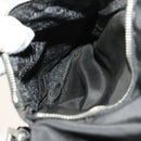 PRADA Backpack Nylon Black Silver Auth bs27860-26