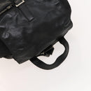 PRADA Backpack Nylon Black Silver Auth bs27860-6