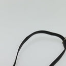 HERMES Cosmos Hand Bag Leather 2way Black Gold Auth bs27866-10