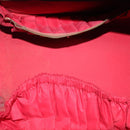 HERMES Cosmos Hand Bag Leather 2way Black Gold Auth bs27866-18