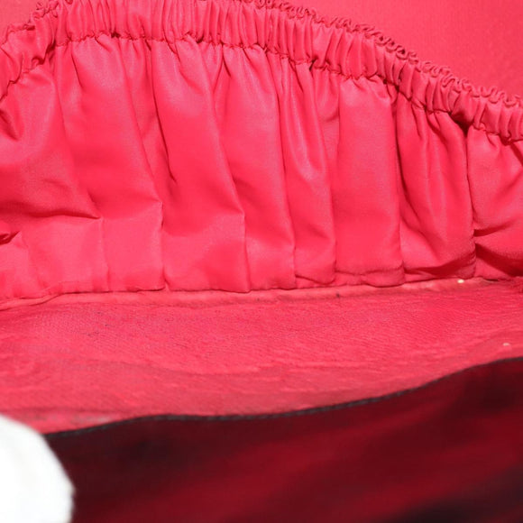 HERMES Cosmos Hand Bag Leather 2way Black Gold Auth bs27866