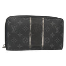 LOUIS VUITTON Monogram Eclipse Fragment Zippy Organizer M64645 LV Auth bs27872-1