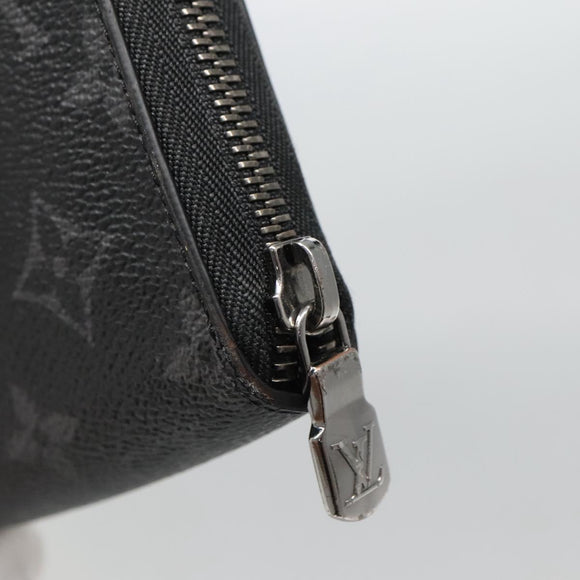 LOUIS VUITTON Monogram Eclipse Fragment Zippy Organizer M64645 LV Auth bs27872