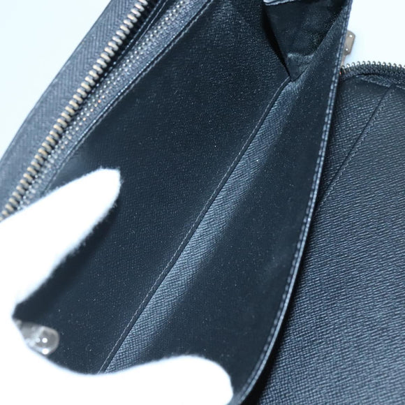 LOUIS VUITTON Monogram Eclipse Fragment Zippy Organizer M64645 LV Auth bs27872