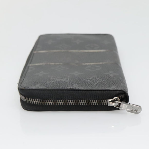 LOUIS VUITTON Monogram Eclipse Fragment Zippy Organizer M64645 LV Auth bs27872