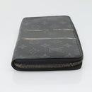 LOUIS VUITTON Monogram Eclipse Fragment Zippy Organizer M64645 LV Auth bs27872-4