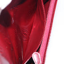CARTIER Happy Birthday Long Wallet Enamel Bordeaux Auth bs27880-18