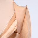 Salvatore Ferragamo Chain Vala Shoulder Bag Leather Beige Gold Auth bs27881-20