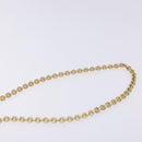 Salvatore Ferragamo Chain Vala Shoulder Bag Leather Beige Gold Auth bs27881-14