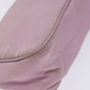 PRADA Accessory Pouch Nylon Pink Silver Auth bs27882-15