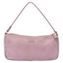 PRADA Accessory Pouch Nylon Pink Silver Auth bs27882-2