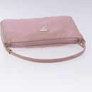PRADA Accessory Pouch Nylon Pink Silver Auth bs27882-7
