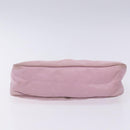 PRADA Accessory Pouch Nylon Pink Silver Auth bs27882-5