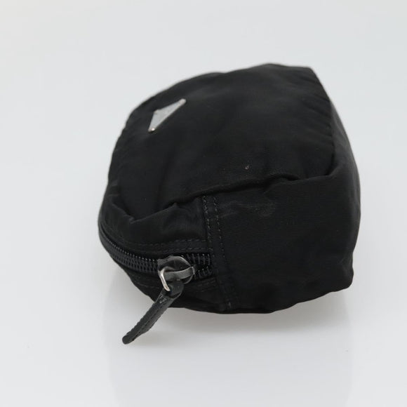 PRADA Pouch Nylon 2Set Beige Black Auth bs27888