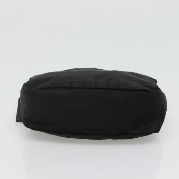 PRADA Pouch Nylon 2Set Beige Black Auth bs27888