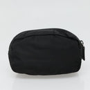 PRADA Pouch Nylon 2Set Beige Black Auth bs27888-9