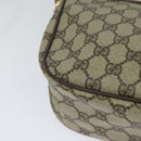 GUCCI GG Supreme Web Sherry Line Bag PVC Beige Gold 89 02 032 Auth bs27889-15
